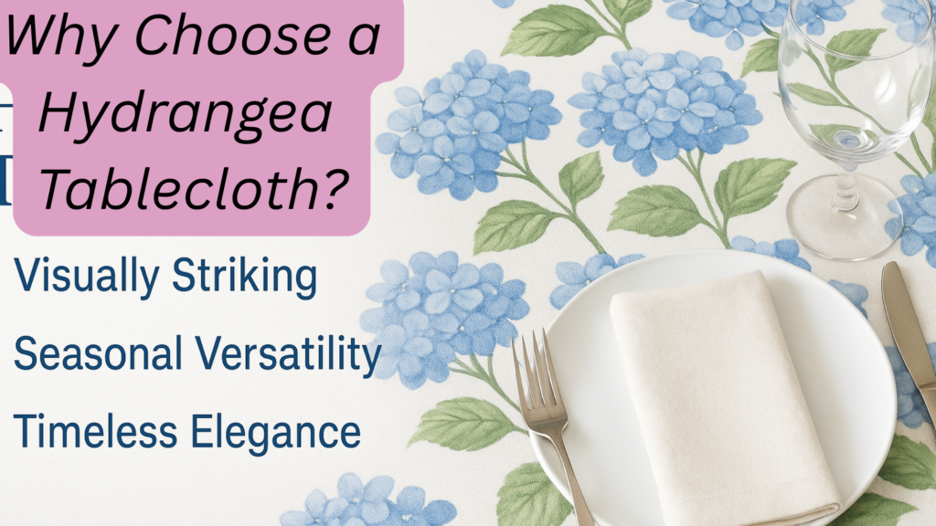 Why Choose a Hydrangea Tablecloth?