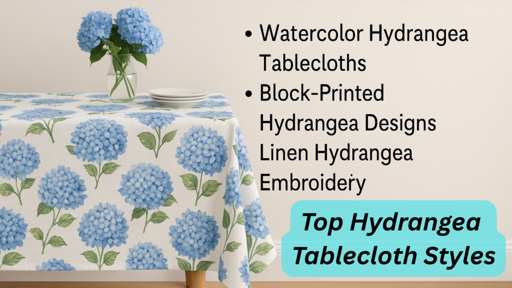 Top Hydrangea Tablecloth Styles 