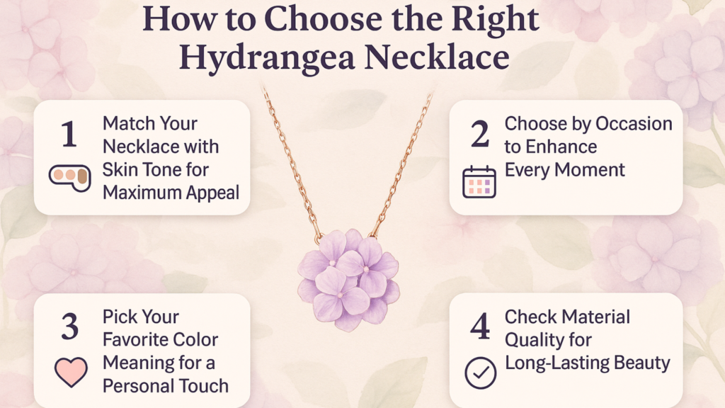 How to Choose the Right Hydrangea Necklace