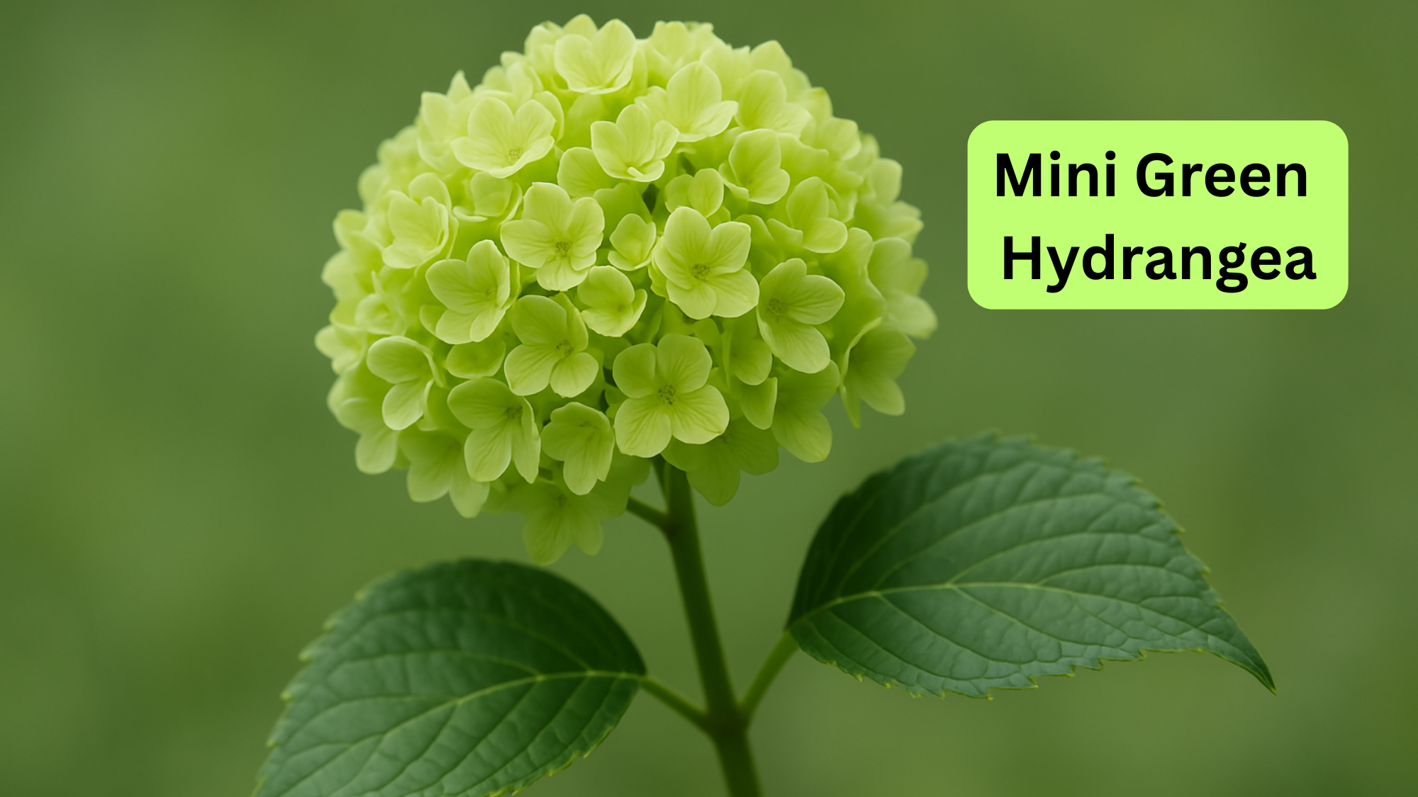 Mini Green Hydrangea