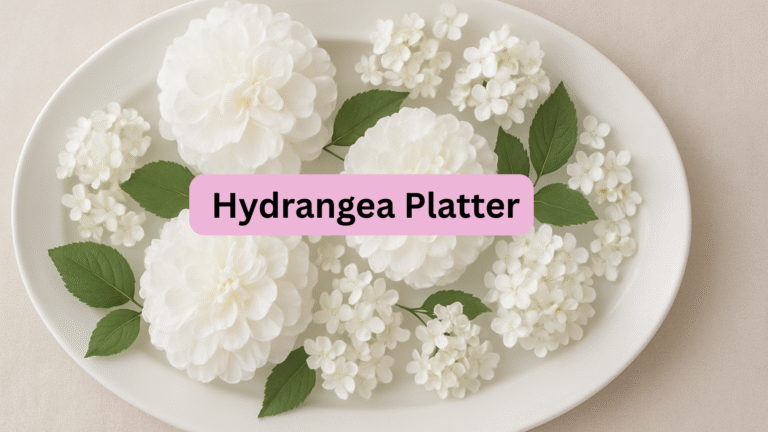 Hydrangea Platter