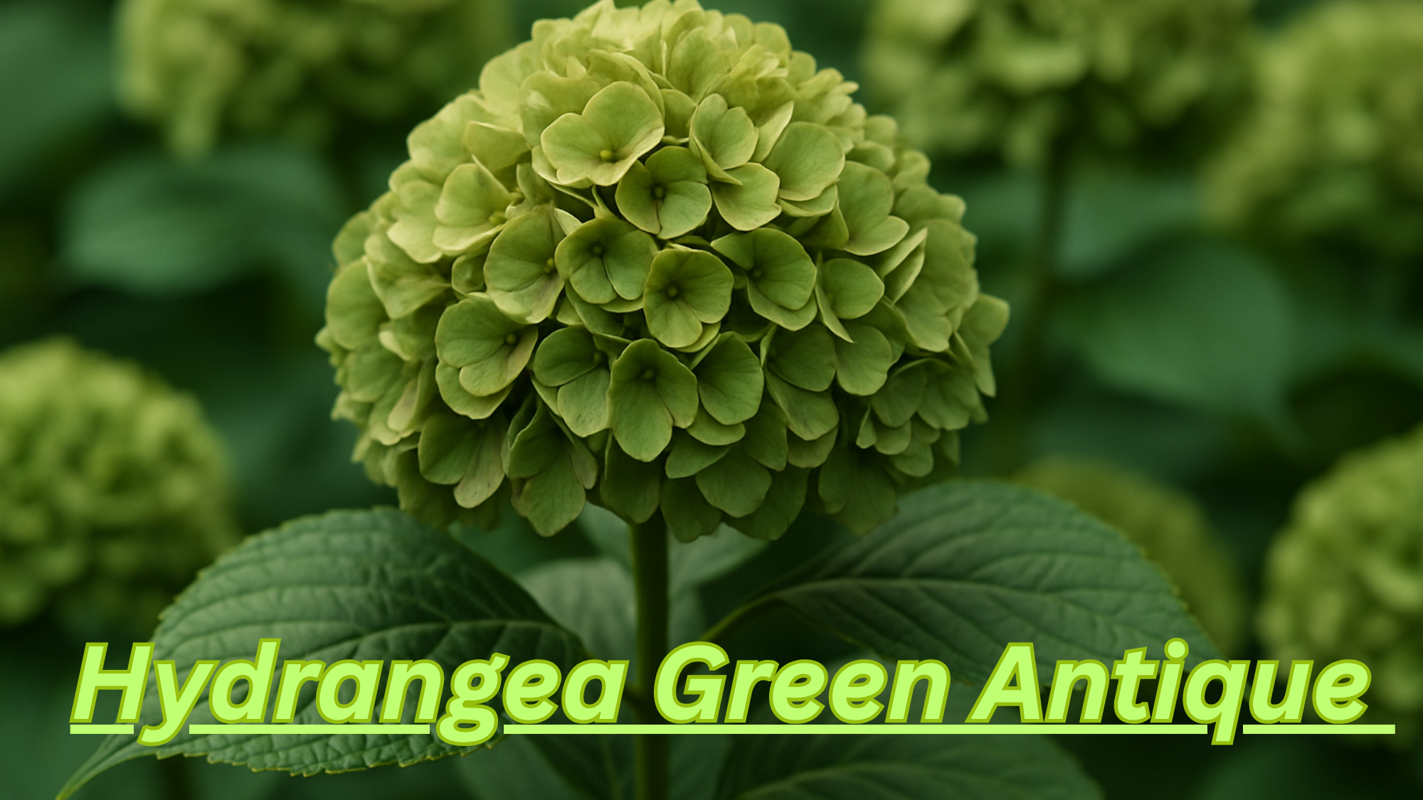 Hydrangea Green Antique