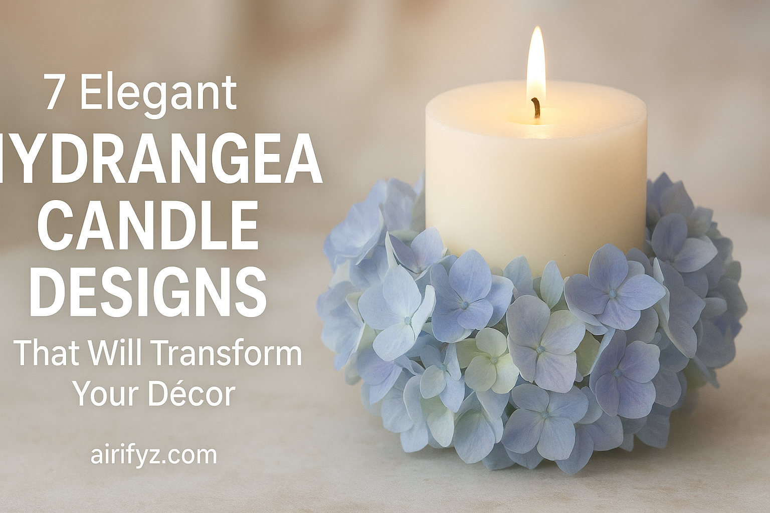 hydrangea candle (2)