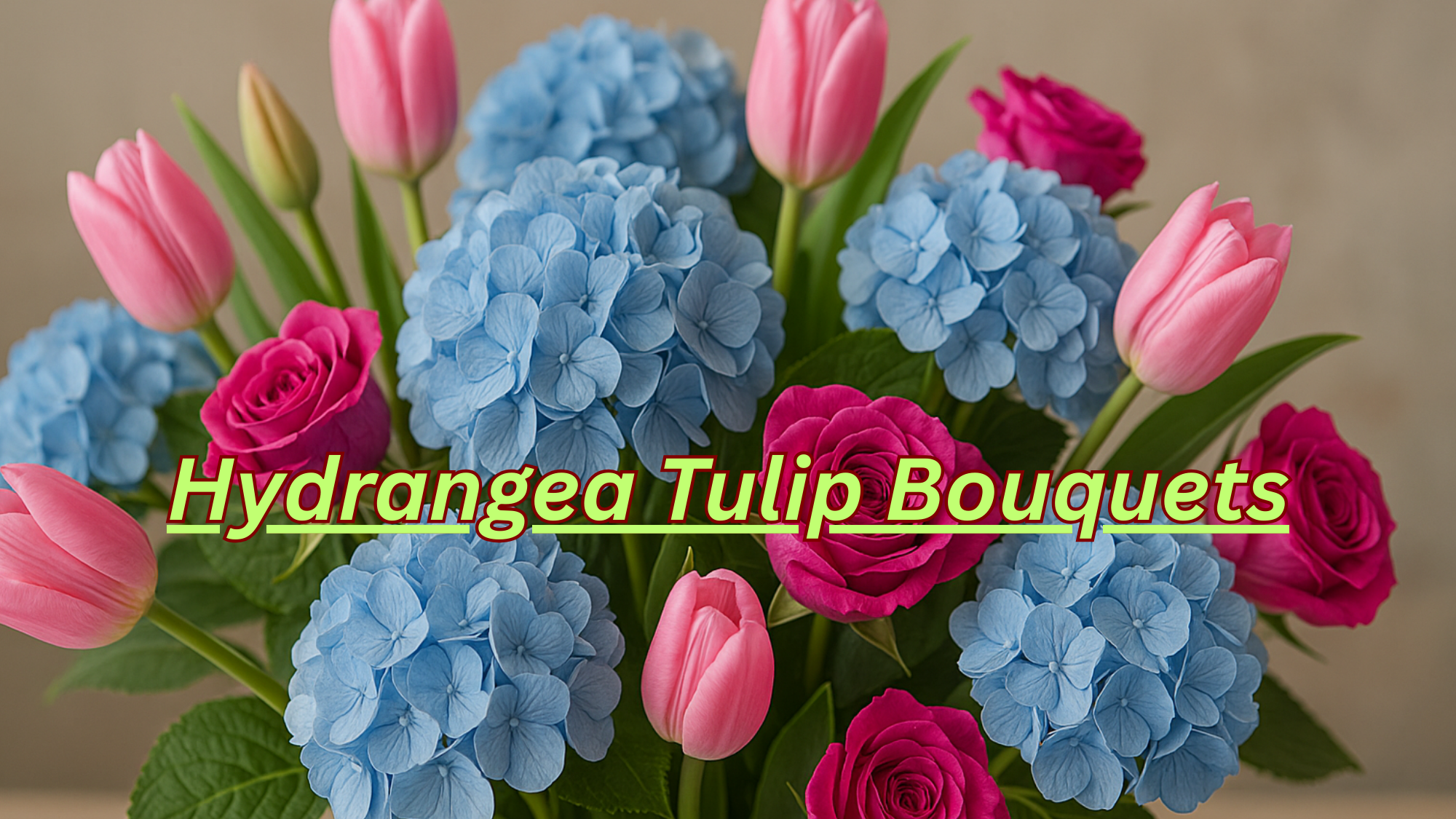 Hydrangea Tulip Bouquets