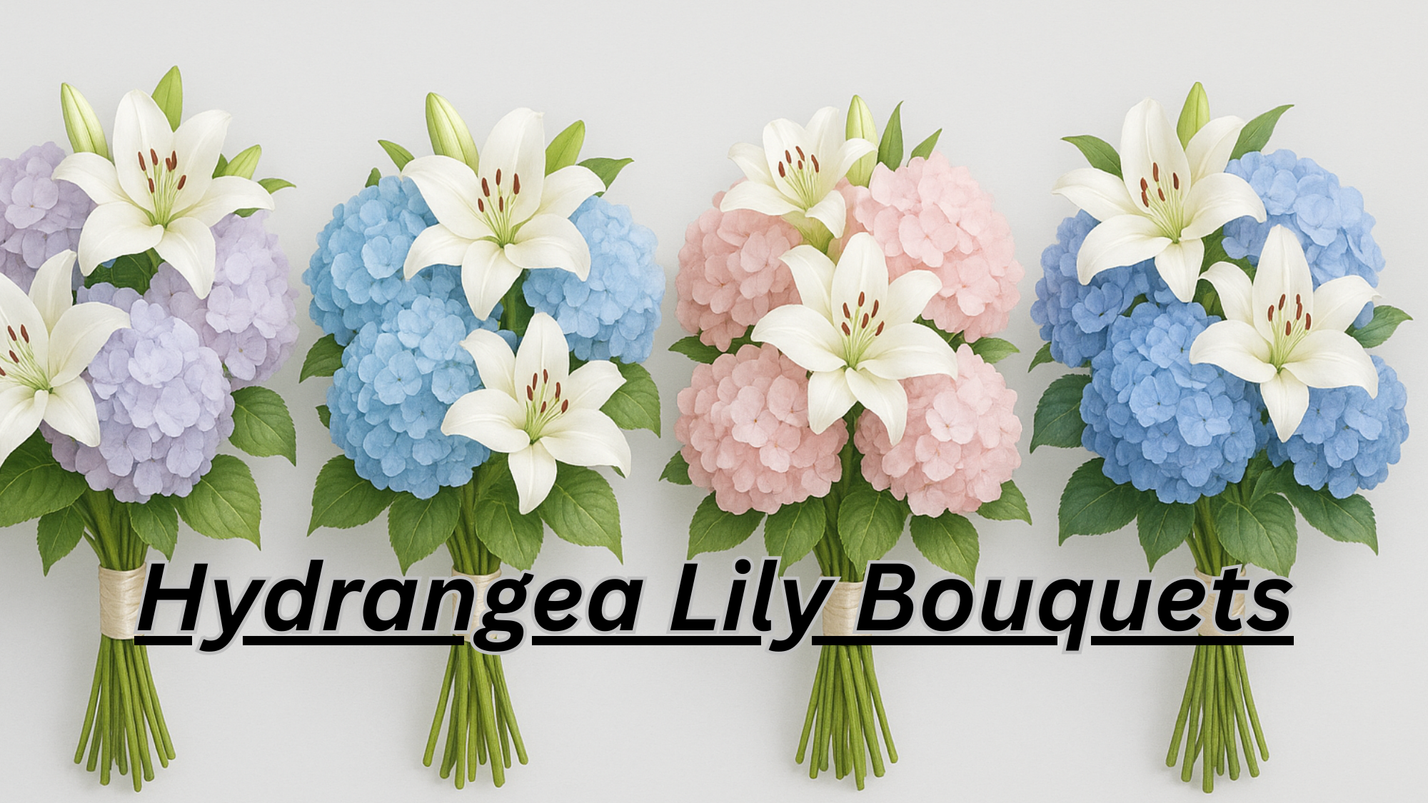 Hydrangea Lily Bouquets