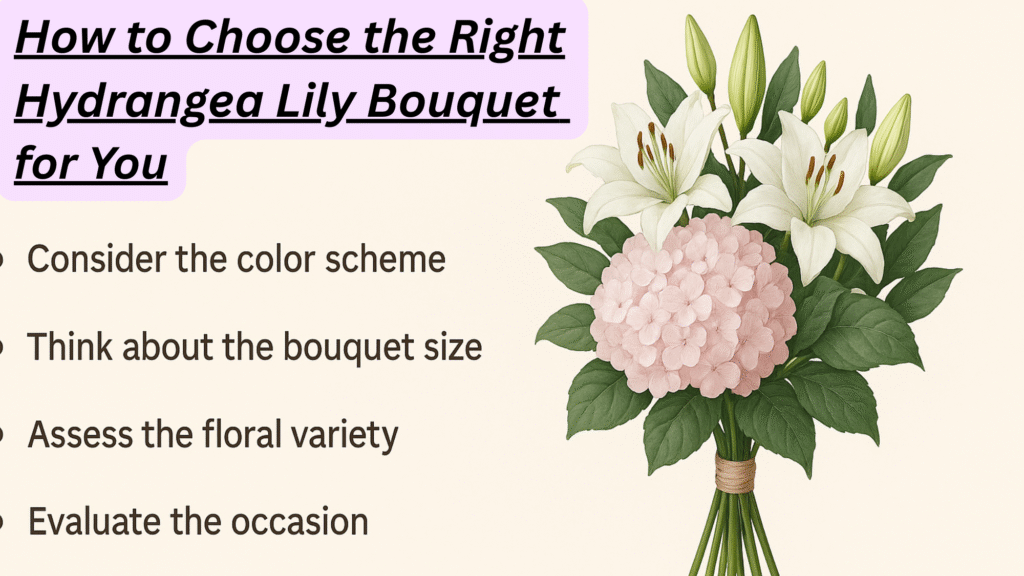  How to Choose the Right Hydrangea Lily Bouquet for You
