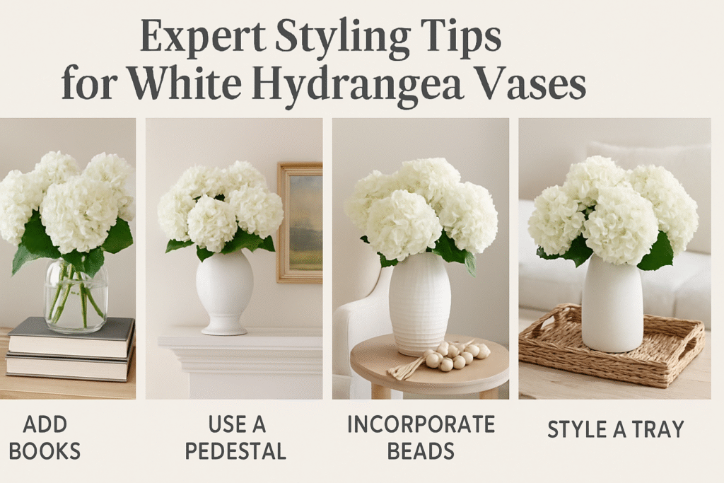 Expert Styling Tips for White Hydrangea Vases