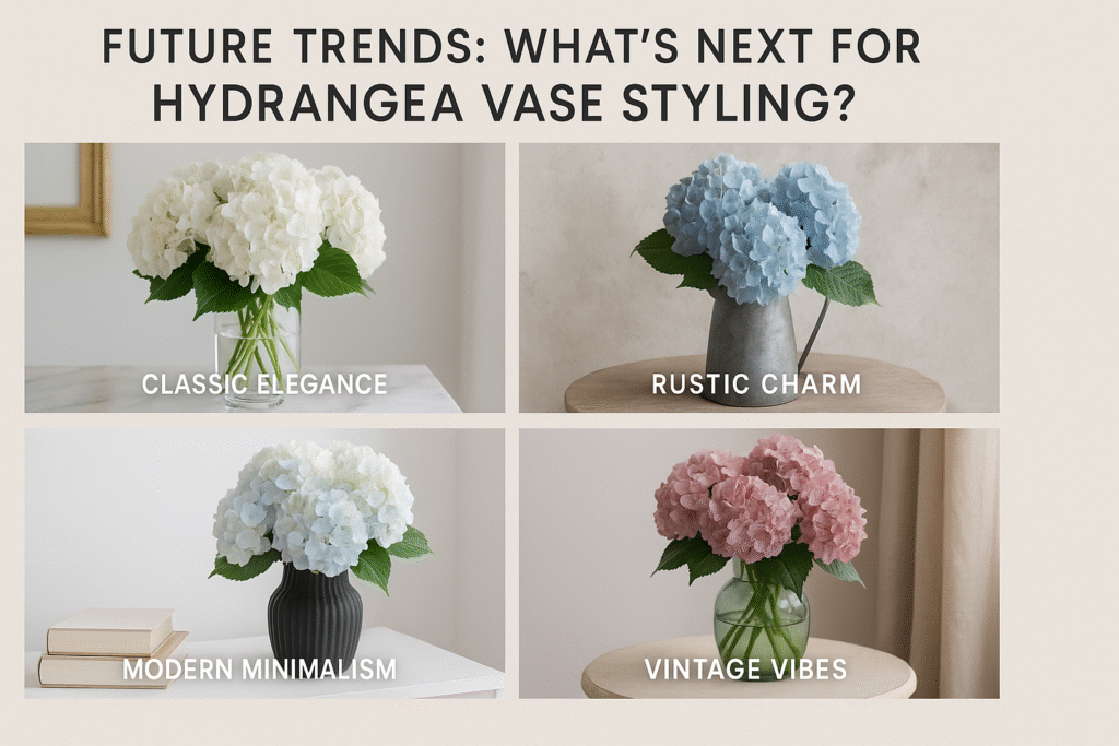 Future Trends: What’s Next for Hydrangea Vase Styling?