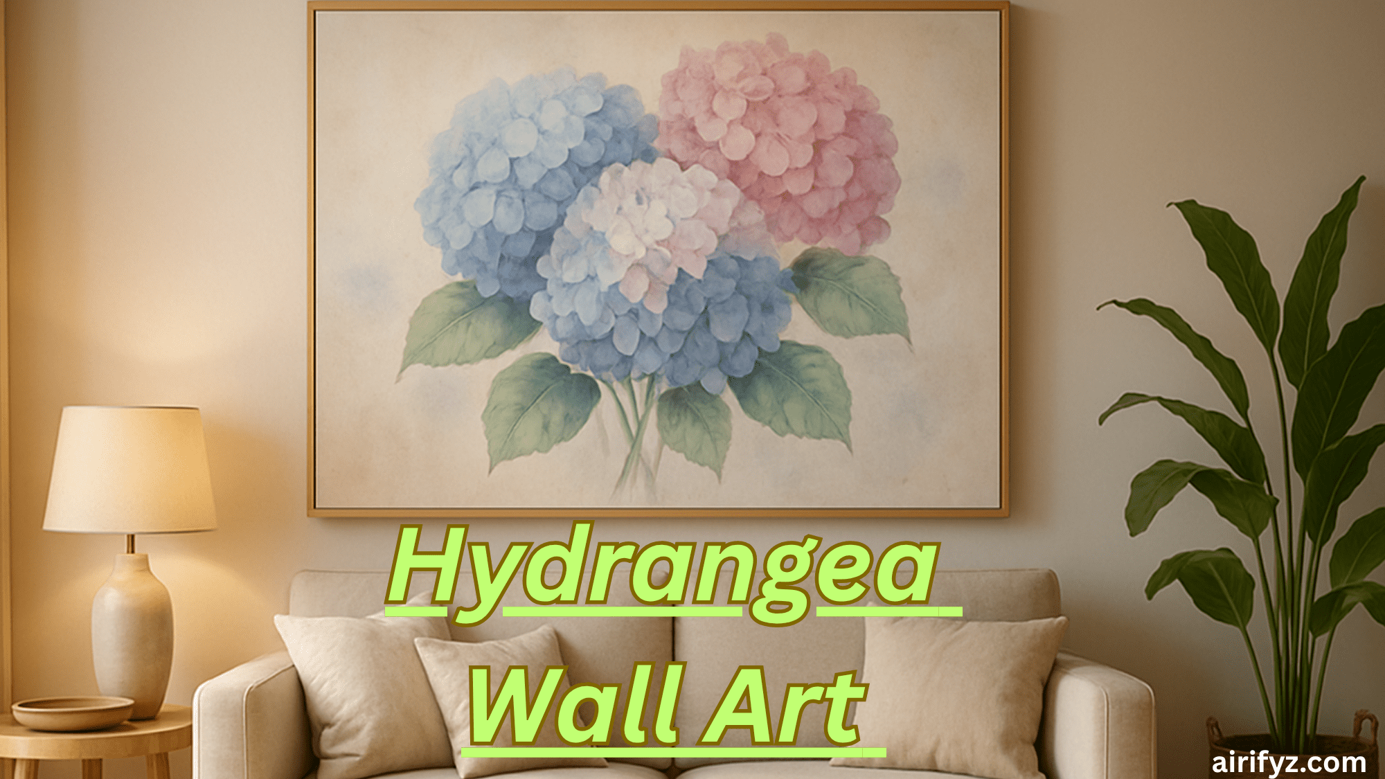 Hydrangea Wall Art