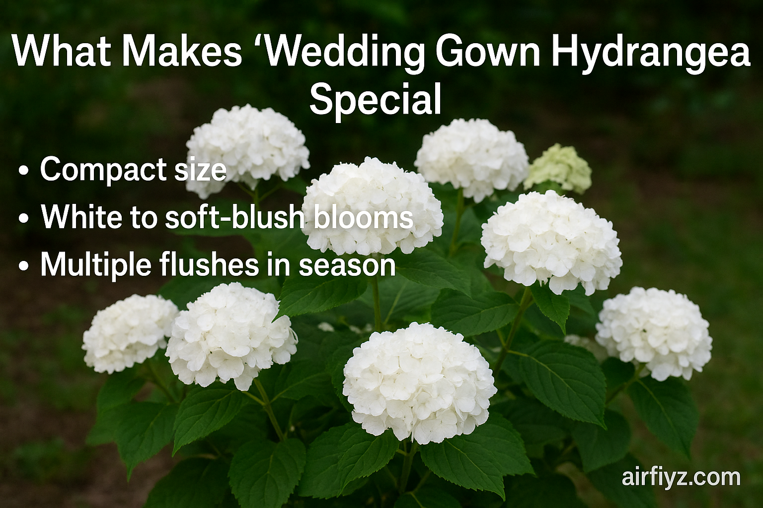 What Makes “Wedding Gown Hydrangea” Special