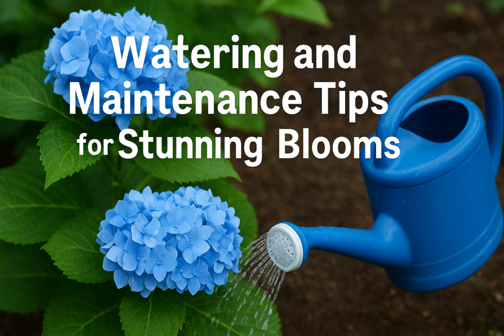 Watering and Maintenance Tips for Stunning Blooms