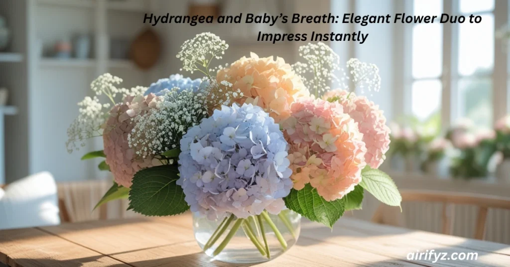 Hydrangea and Baby’s Breath: Elegant Flower Duo to Impress Instantly