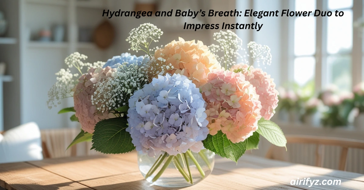 Hydrangea and Baby’s Breath: Elegant Flower Duo to Impress Instantly